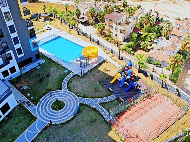 Avsallar Pine Gardenda 1+1 Eşyalı Satılık Daire | Full Aktivite - Görsel 4