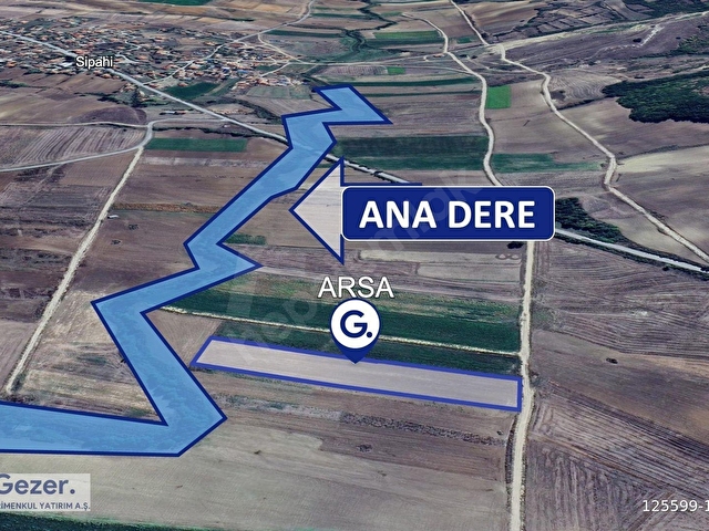 GEZER-Sipahi Köyü 9242m² Ana Yola Yakın Tarıma Uygun İmara Sınır - Görsel 5