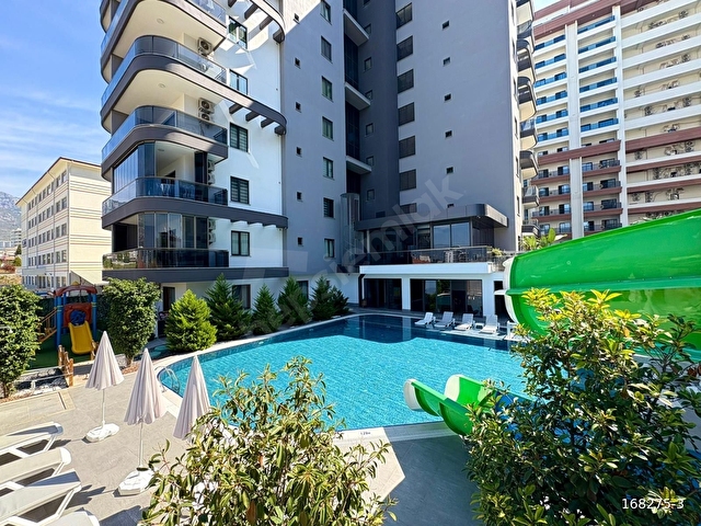 Mahmutlar Balkan Tower 1+1 | 600 m Denize | Manzaralı - Görsel 21