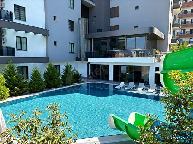 Mahmutlar Balkan Tower 1+1 | 600 m Denize | Manzaralı - Görsel 17