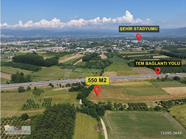 DARICI MAHALLESİNDE    550 m² SATILIK VİLLA İMARLI ARSA - Görsel 4