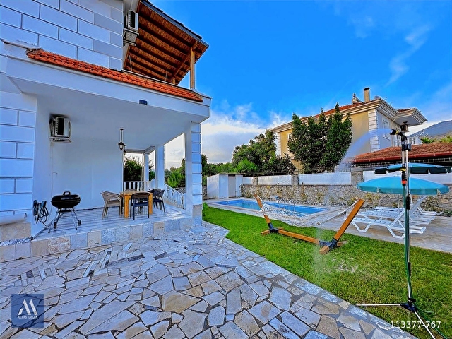DALAMAN KARAÇALIDA ÖZEL HAVUZLU MÜSTAKİL 4+1 VİLLA - Görsel 17