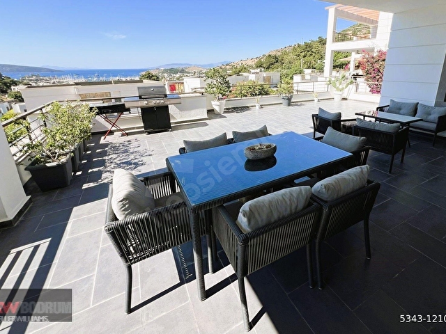 Bodrum Kalesi ve Deniz Manzaralı Enfes villa - Görsel 7