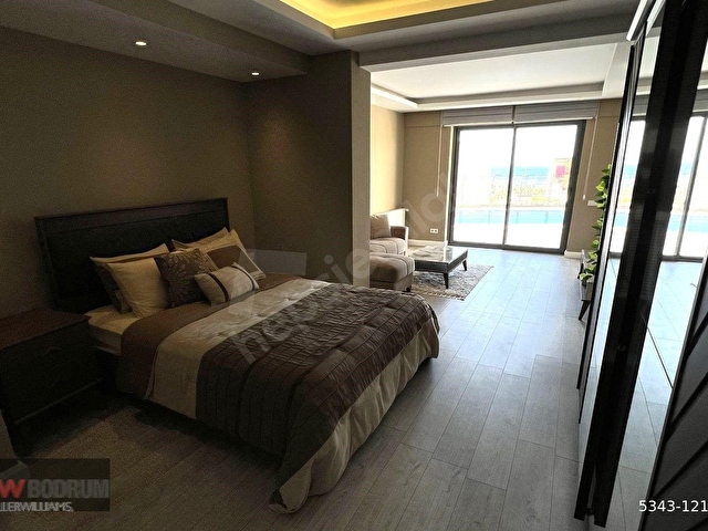 Bodrum Kalesi ve Deniz Manzaralı Enfes villa - Görsel 17