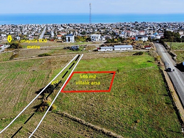 ATAKUM TAFLANDA FULL DENİZ MANZARALI VİLLALIK MÜTHİŞ ARSA