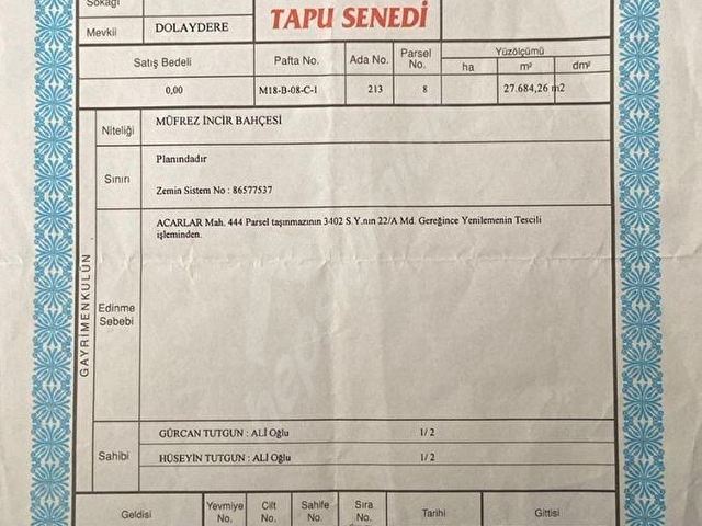 SATILIK MÜFREZ  İNCİR BAHÇESİ YATIRIMLIK FIRSAT – Selçuk ACARLAR / KINALIKÖPRÜ MEVKİİ - Görsel 27