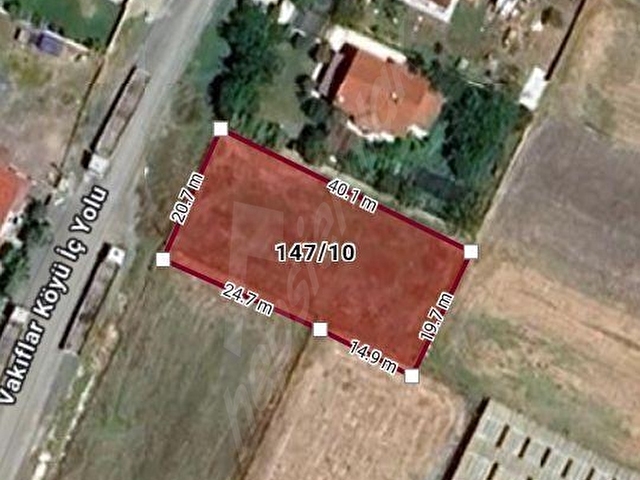 ERGENE VAKIFLAR YERLEŞİM İÇİ , E5 YAKIN, MÜSTAKİL ,SATILIK ARSA - Görsel 17