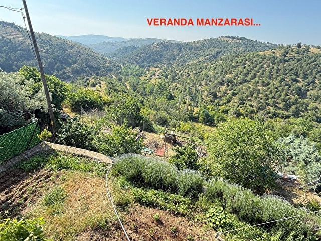 ÇANAKKALE TOLUKLAR KÖYÜ, KAZ DAĞLARI YAMACINDA SATILIK TAŞ EV - Görsel 4