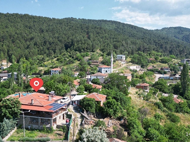 ÇANAKKALE TOLUKLAR KÖYÜ, KAZ DAĞLARI YAMACINDA SATILIK TAŞ EV - Görsel 3