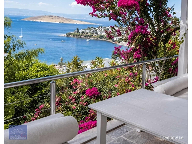 BODRUM BİTEZ PLAJLI AKTUR SİTESİNDE DENİZ MANZARALI LÜKS VİLLA - Görsel 29