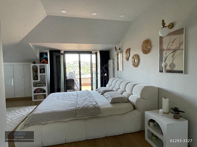 Sarıyer Konakları Palmiyede Önü Açık Kiralık Çatı Dubleks - Görsel 18