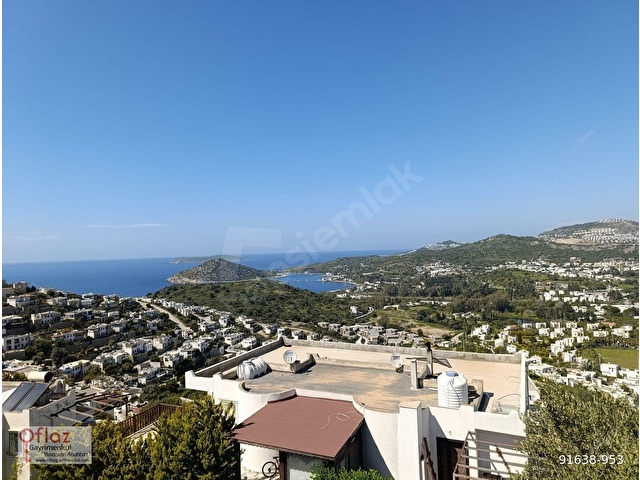 Gümüşlükte Özel Kum Plajlı Sitede Deniz Manzaralı Satılık Villa - Görsel 3