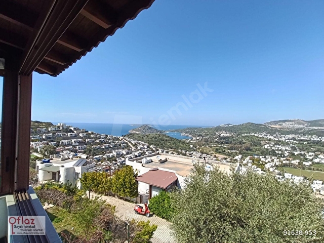 Gümüşlükte Özel Kum Plajlı Sitede Deniz Manzaralı Satılık Villa - Görsel 7