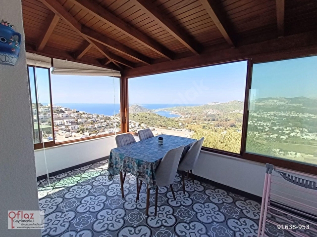 Gümüşlükte Özel Kum Plajlı Sitede Deniz Manzaralı Satılık Villa - Görsel 6