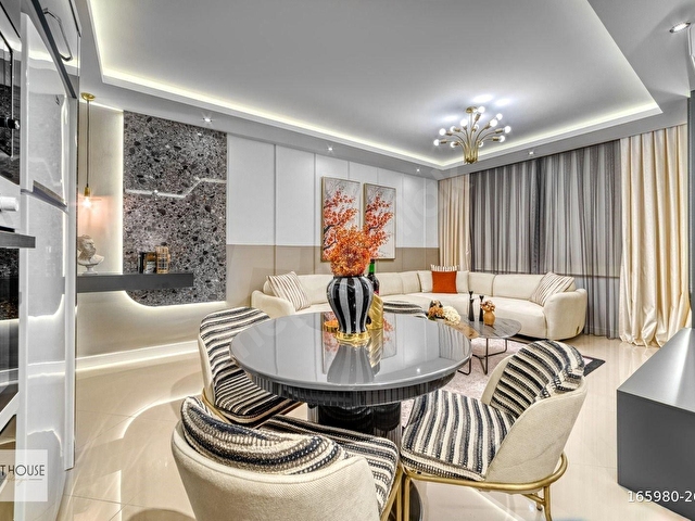 ALANYA OBA 2+1 LÜKS DAİRE DENİZE 250M FULL MOBİLYALI VE YATIRIM FIRSATI! - Görsel 4