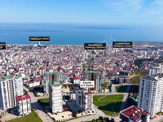 KARADENİZDEN DENİZ MANZARALI GENİŞ LÜKS SATILIK 4+1 DAİRE - Görsel 27