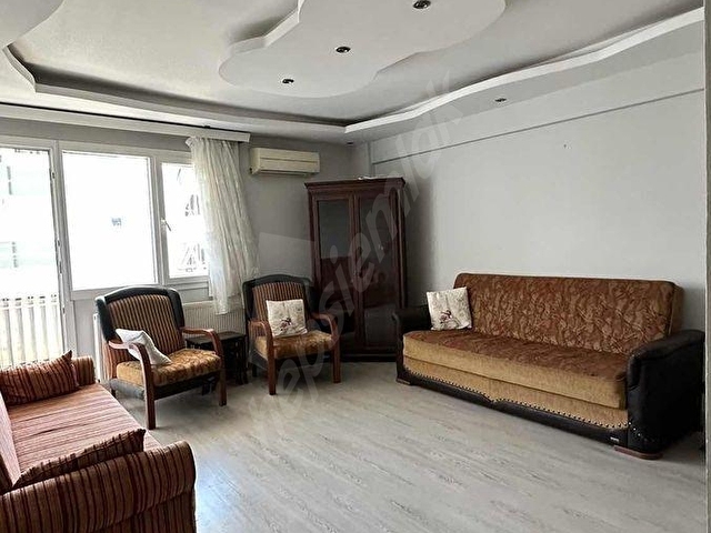 BAYRAKLI MERKEZDE SEVGİ YOLU YAKININDA EŞYALI 2+1 KİRALIK DAİRE