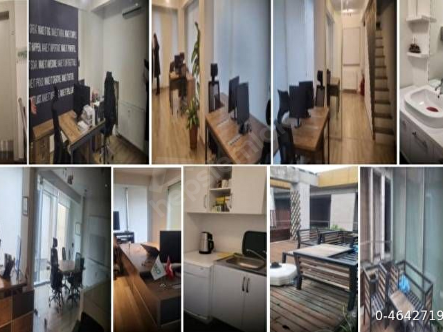 İstanbul Göktürk merkezde büyük teraslı dubleks ofis