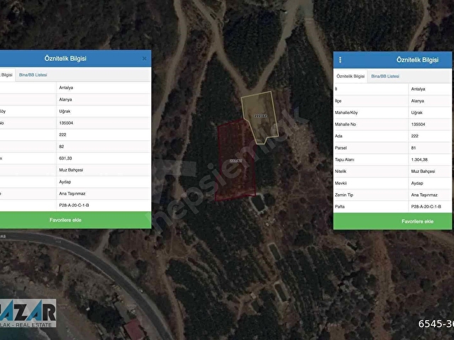 Alanya Uğrak’da Denize Sıfır 631 m² Tarla - Görsel 16