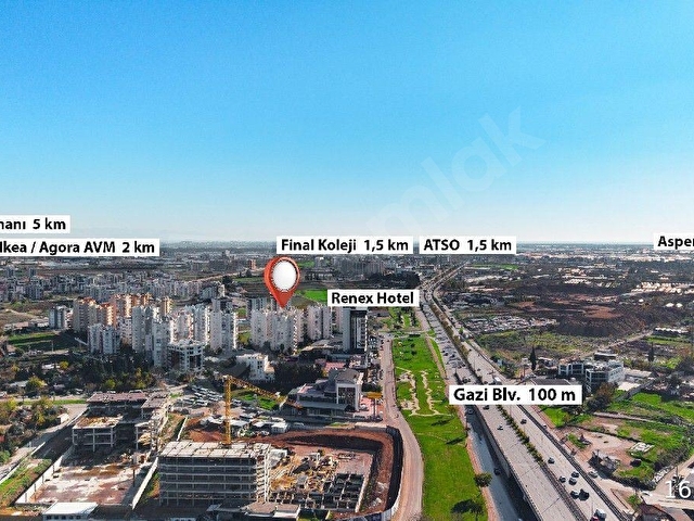 ANTALYA KEPEZ GÖKSUN MAHALLESİ  3+1 KİRALIK DAİRE - Görsel 25