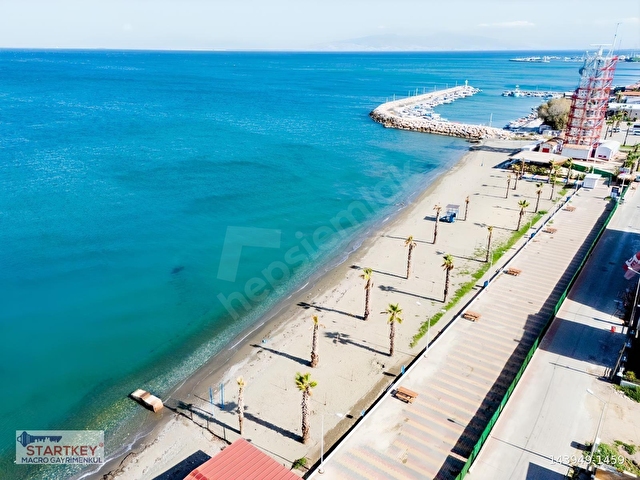 GÜZELBAHÇE SİTELERDE DENİZE SIFIR 450m²ARSA İÇİNDE - Görsel 4