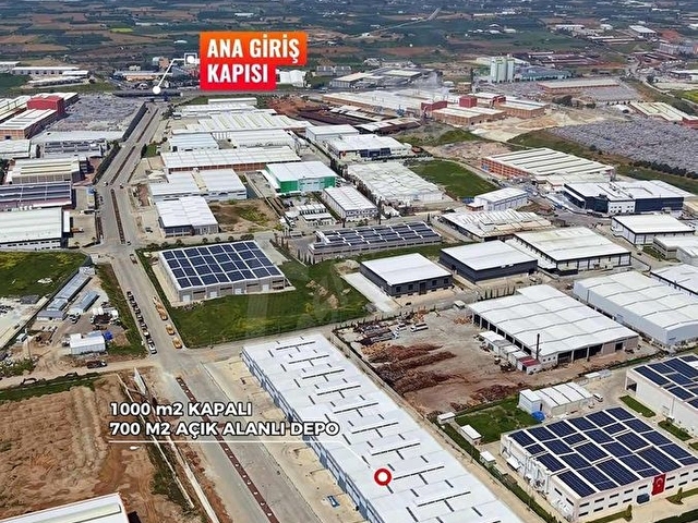 EVREN EMLAK SATILIK ORGANİZE SAN.BÖLGESİNDE SATILIK DEPO/FABRİKA - Görsel 2
