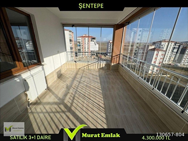 MURAT EMLAKTAN ŞENTEPE MAHALLESİNDE  SATILIK 3+1 DAİRE - Görsel 4