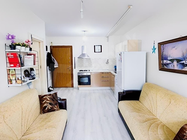 NEW RESİDENCE SİTESİNDE ÖN CEPHE BALKONLU 1+1 SATILIK DAİRE - Görsel 2