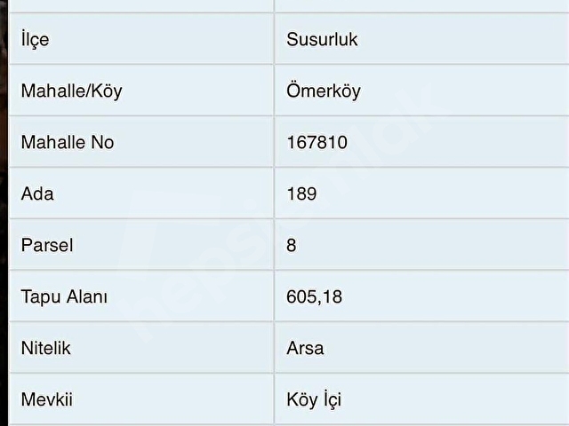 SUSURLUK ÖMER KÖYDE SATILIK 4 ADET ARSA - Görsel 5