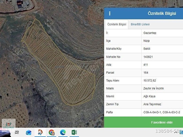 Nizip Sekili’de Satılık Fırsat Arazisi | Sanayi ve Gelişim Alanlarına Komşu | 10.572 m² Tek Tapu - Görsel 8