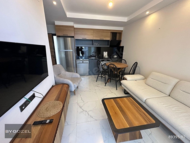 MAHMUTLARDA EŞYALI KİRALIK 1+1 DAİRE ( SİTE İÇERİSİNDE ) - Görsel 2