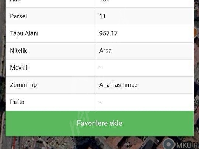 SERİNYOLDA MKÜ CİVARI SATILIK PARSEL