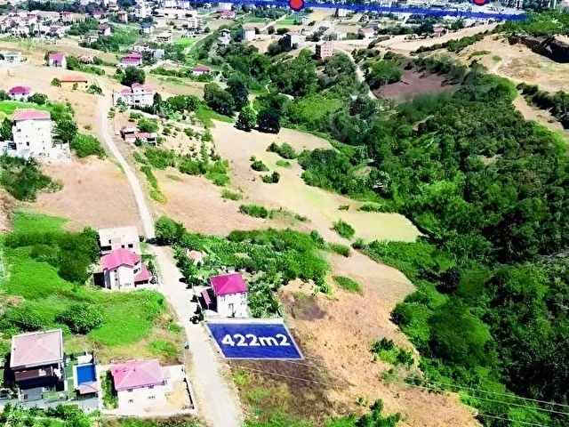 REELDEN KAPANMAZ DENİZ VE DOĞA MANZARALI SATILIK 422 M2 ARSA