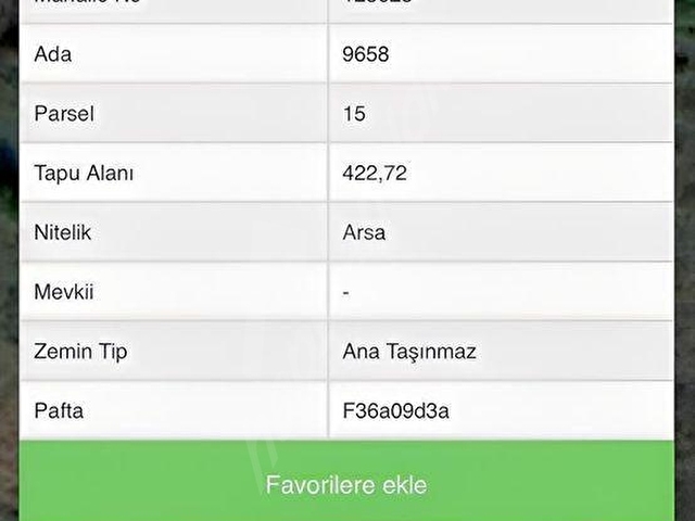 REELDEN KAPANMAZ DENİZ VE DOĞA MANZARALI SATILIK 422 M2 ARSA - Görsel 6