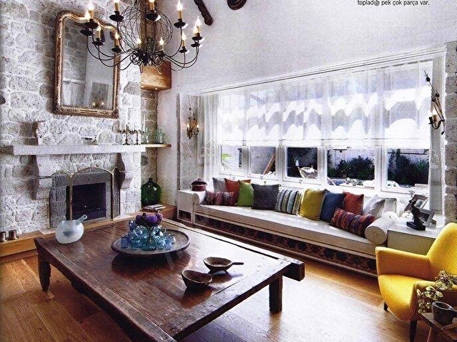 ALAÇATI HACIMEMİŞTE NİLBERKDEN ÖZEL TASARIM KİRALIK TAŞ VİLLA - Görsel 14