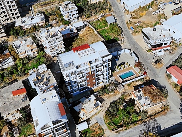 DOĞA İLE İÇ İÇE, HAVUZ CEPHELİ, HİÇ OTURULMAMIŞ MODERN 1+1 DAİRE