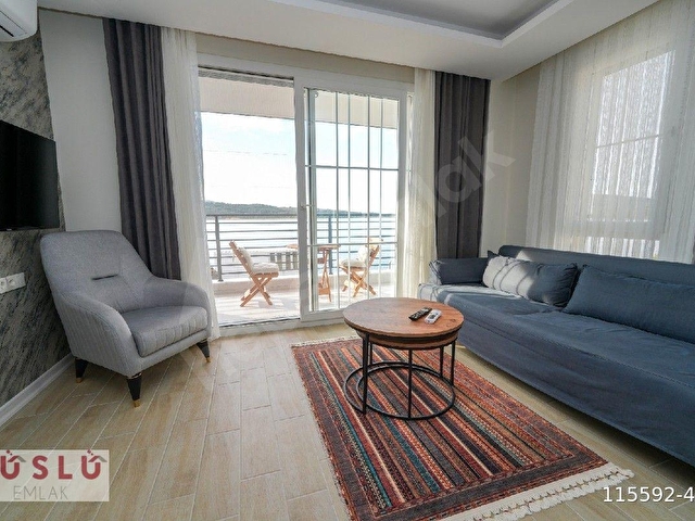 AYVALIK KÜÇÜKKÖY DE KİRALIK 1+1 EŞYALI DAİRE - Görsel 9