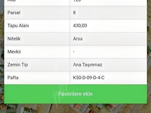MOLLAKASIMDA GÖLE 300 METRE UZAKLIKTA SATILIK ARSA