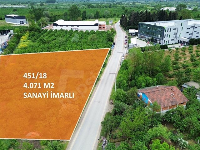 CUMAYERİ SANAYİ BÖLGESİNDE 4.072 M² SATILIK SANAYİ İMARLI ARSA - Görsel 3