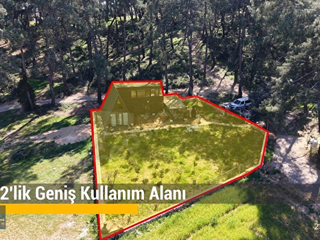 ANTALYA/AKSU/YEŞİLKARAMANDA 550 M2 DOĞAYLA İÇ İÇE BAHÇELİ EV - Görsel 2