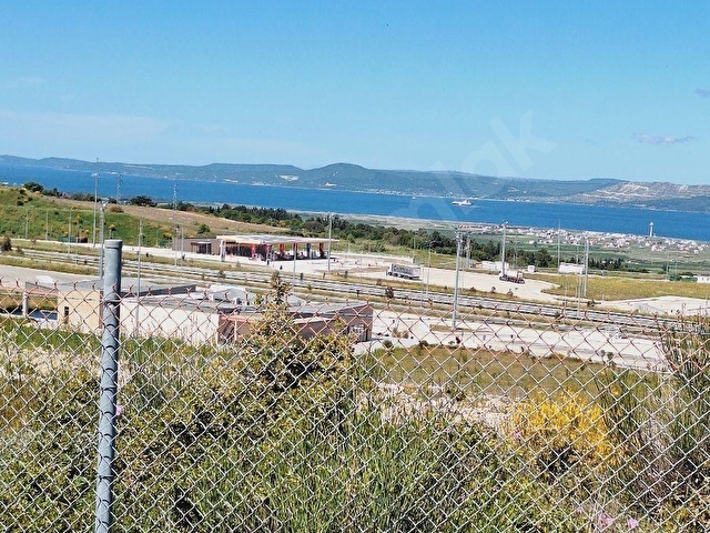 ÇANAKKALE/LAPSEKİ SULUCADA SATILIK FULL BOĞAZ MANZARALI TARLA - Görsel 5