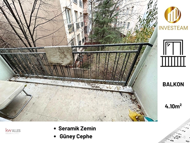 INVESTEAMDEN YENİBAĞLAR MAH. EŞYALI GENİŞ SATILIK 1+1 DAİRE - Görsel 19