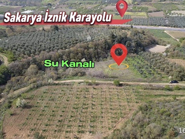BURSA İZNİK ÇİÇEKLİ MAHALLESİNDE SATILIK TARLA HİSSESİ