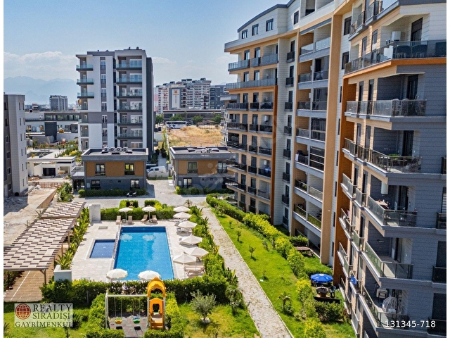 ALTINTAŞIN KALBİNDE İSKANLI, SIFIR, HAVUZ MANZARALI EŞYALI 2+1 - Görsel 12
