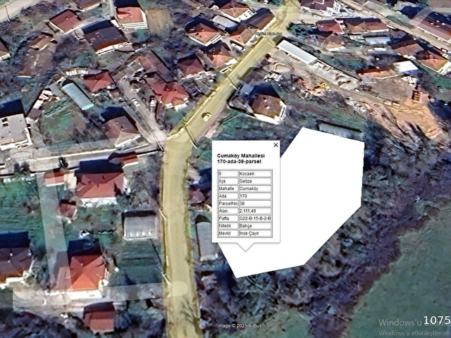 SATILIK KONUT İMARLI HİSSELİ ARSA KOCAELİ / GEBZE / CUMAKÖY DE - Görsel 4