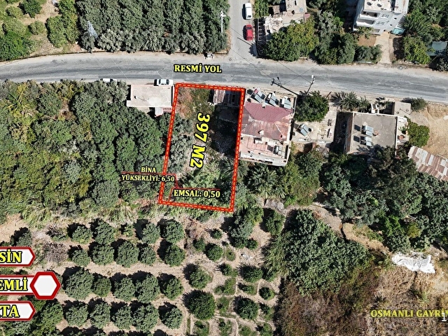 ERDEMLİ ALATA 3 KATA İMARLI 397 M2 SATILIK FIRSAT ARSA - Görsel 4