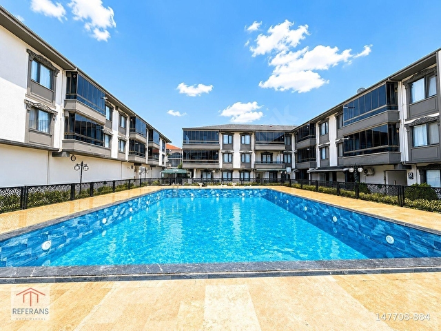 Karasuda Havuzlu Site İçerisinde, Havuz Cephe 2+1 Satılık Daire