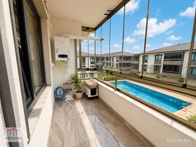 Karasuda Havuzlu Site İçerisinde, Havuz Cephe 2+1 Satılık Daire - Görsel 19