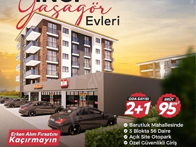 Satılık 2+1 Daireler Barutluk Mah. İnci Yaşagör (Sabit Ödeme) - Görsel 8