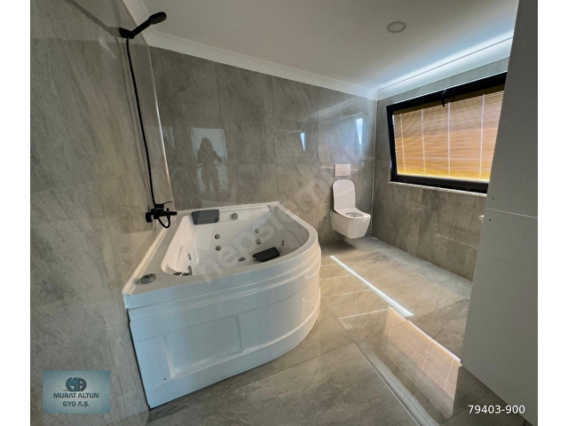 SİTE İÇİNDE MÜSTAKİL YAŞAM ÖZEL HAVUZLU DENİZE YAKIN VİLLA - Görsel 29